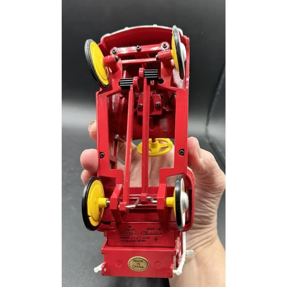 Hallmark Kiddie Car Classics Fire Dept Pedal Car 1991 Numbered No Box -S1